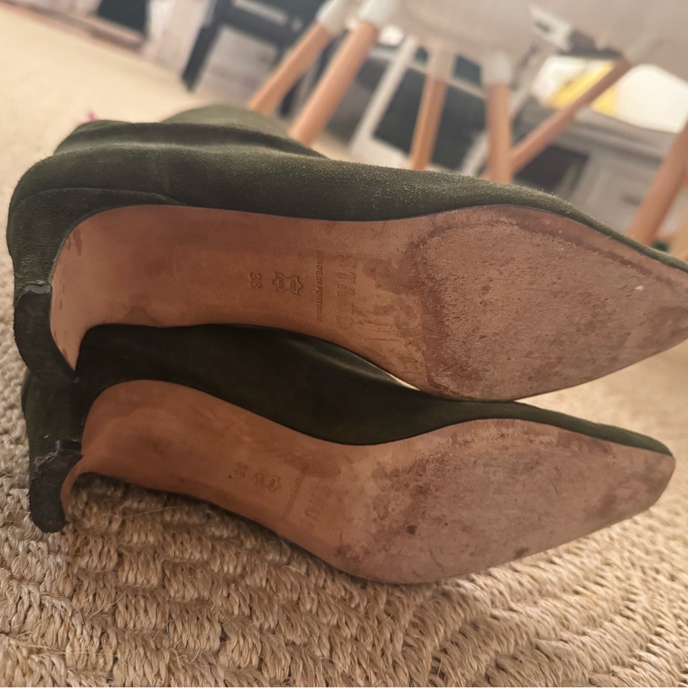 Staud Wally olive suede knee high boot - Picture 4 of 6